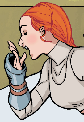 Leia Organa's sparring partner appearance in Common Appearance