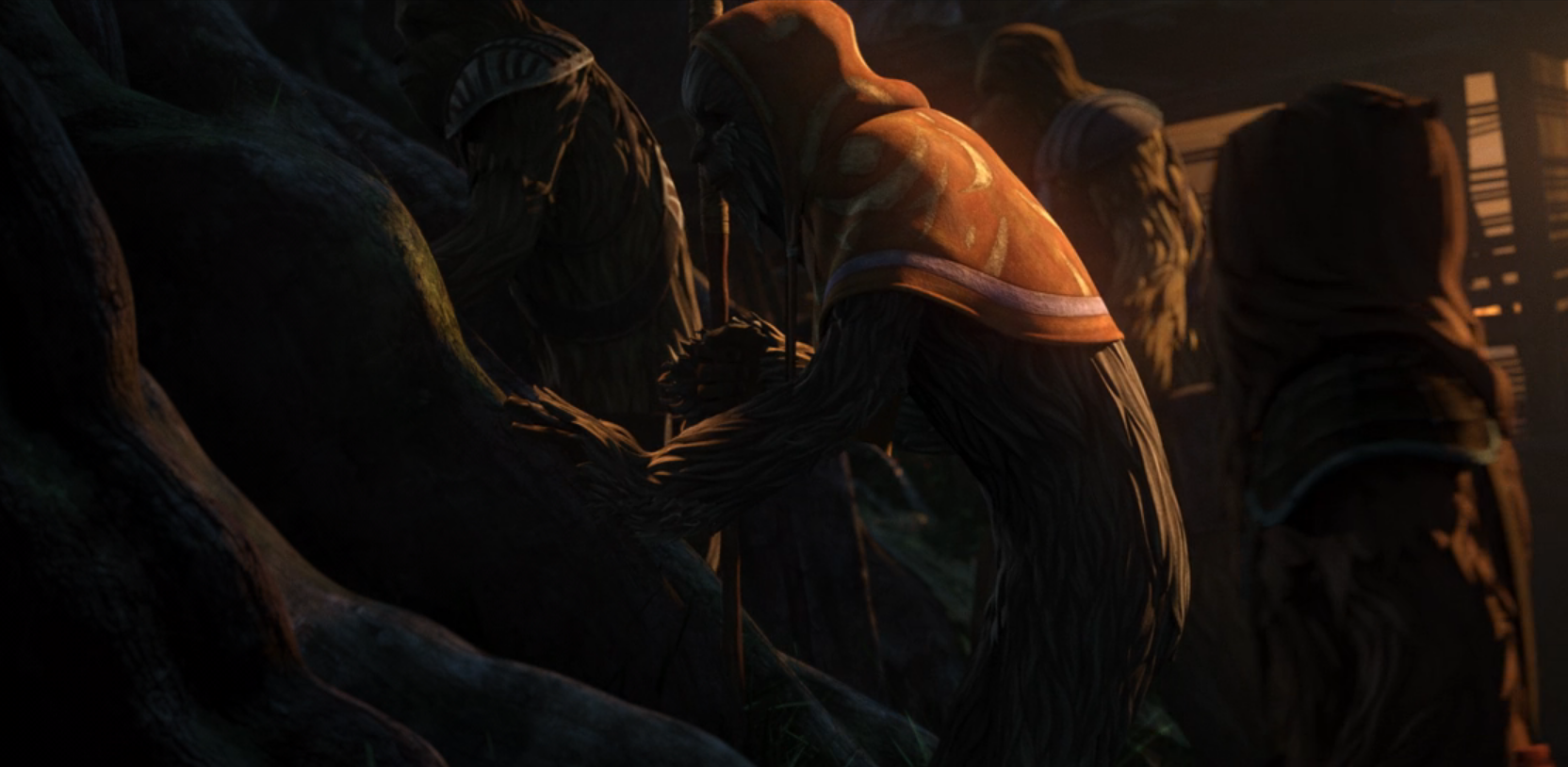 Yanna and her sanctuary believed the trees of Kashyyyk were their allies in the fight against the Empire.