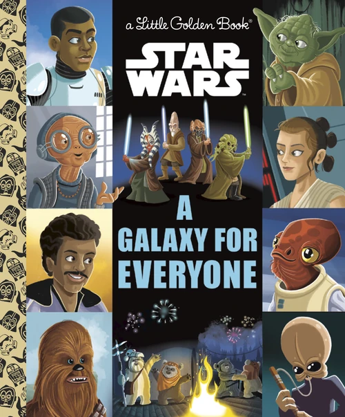 A Galaxy for Everyone Golden Book cover