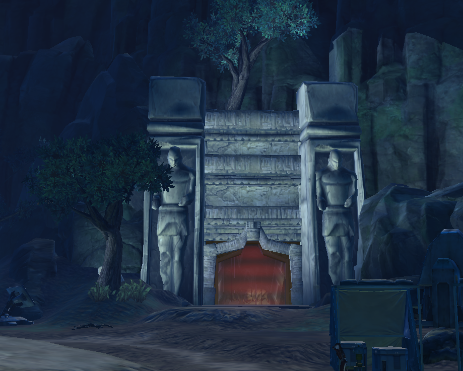 Darth Andru's tomb appearance in Common Appearance