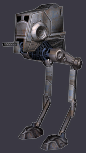 The Imperial AT-ST, Otto's weapon of choice