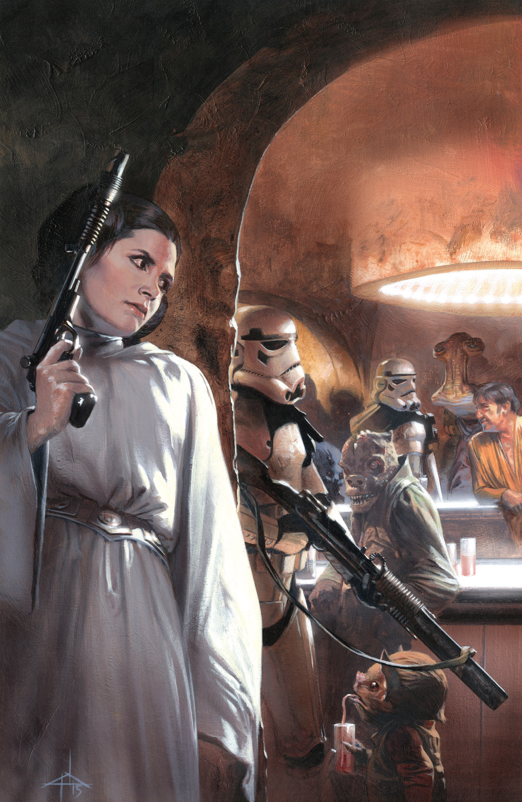 Senator Leia Organa represented Alderaan in the Imperial Senate, and was in league with the Alliance to Restore the Republic.