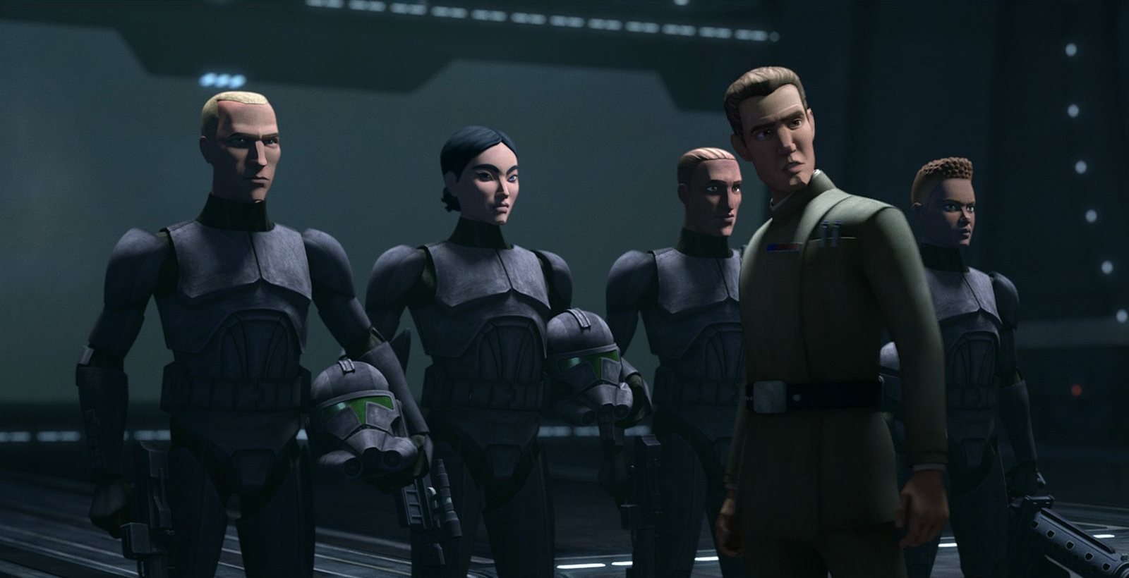 Vice Admiral Rampart oversaw the first Elite Squad of human recruits.