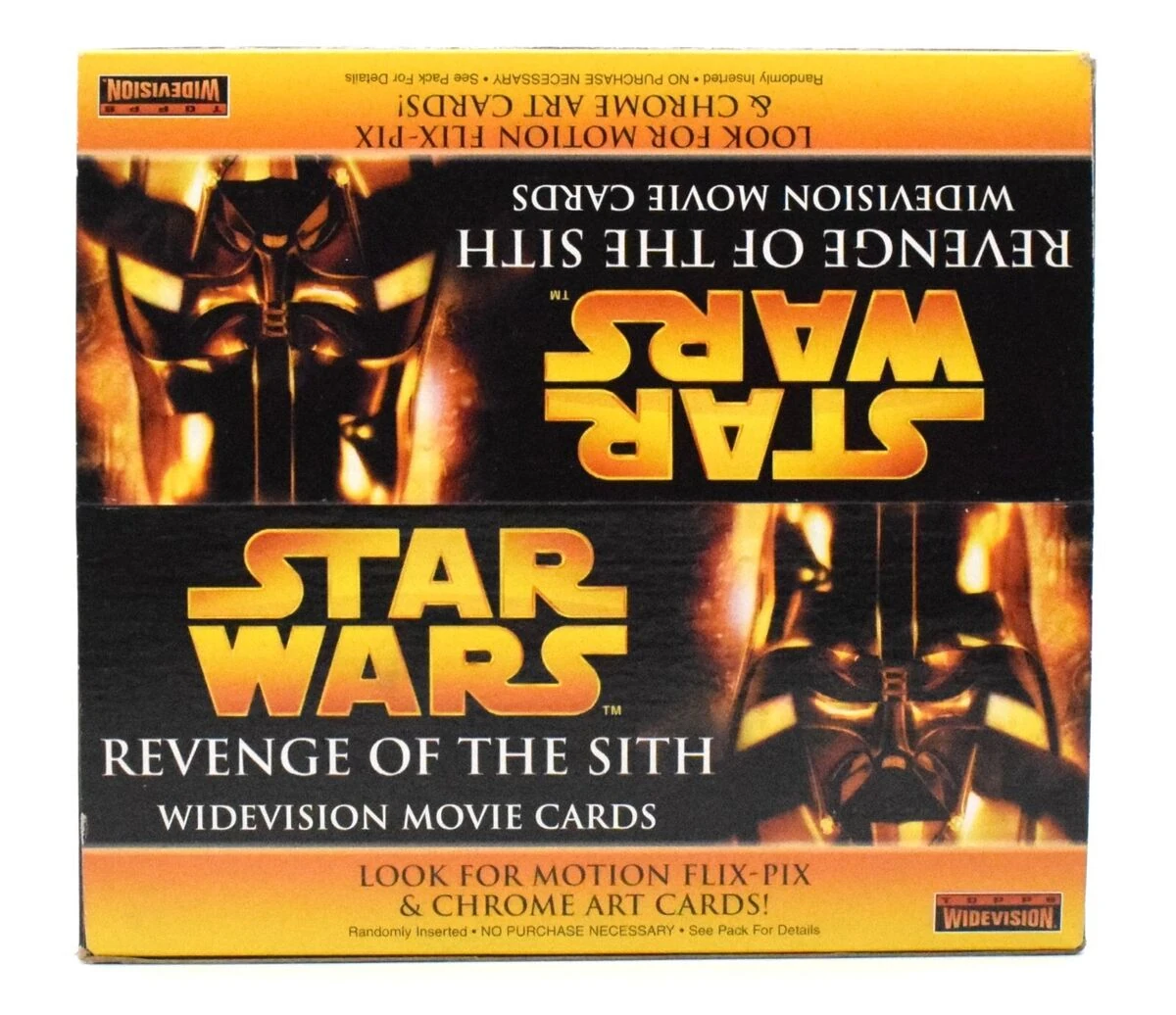 Topps スターウォーズ REVENGE OF THE SITH 未開封 2005 Topps Star Wars: Revenge of the Sith Widevision
