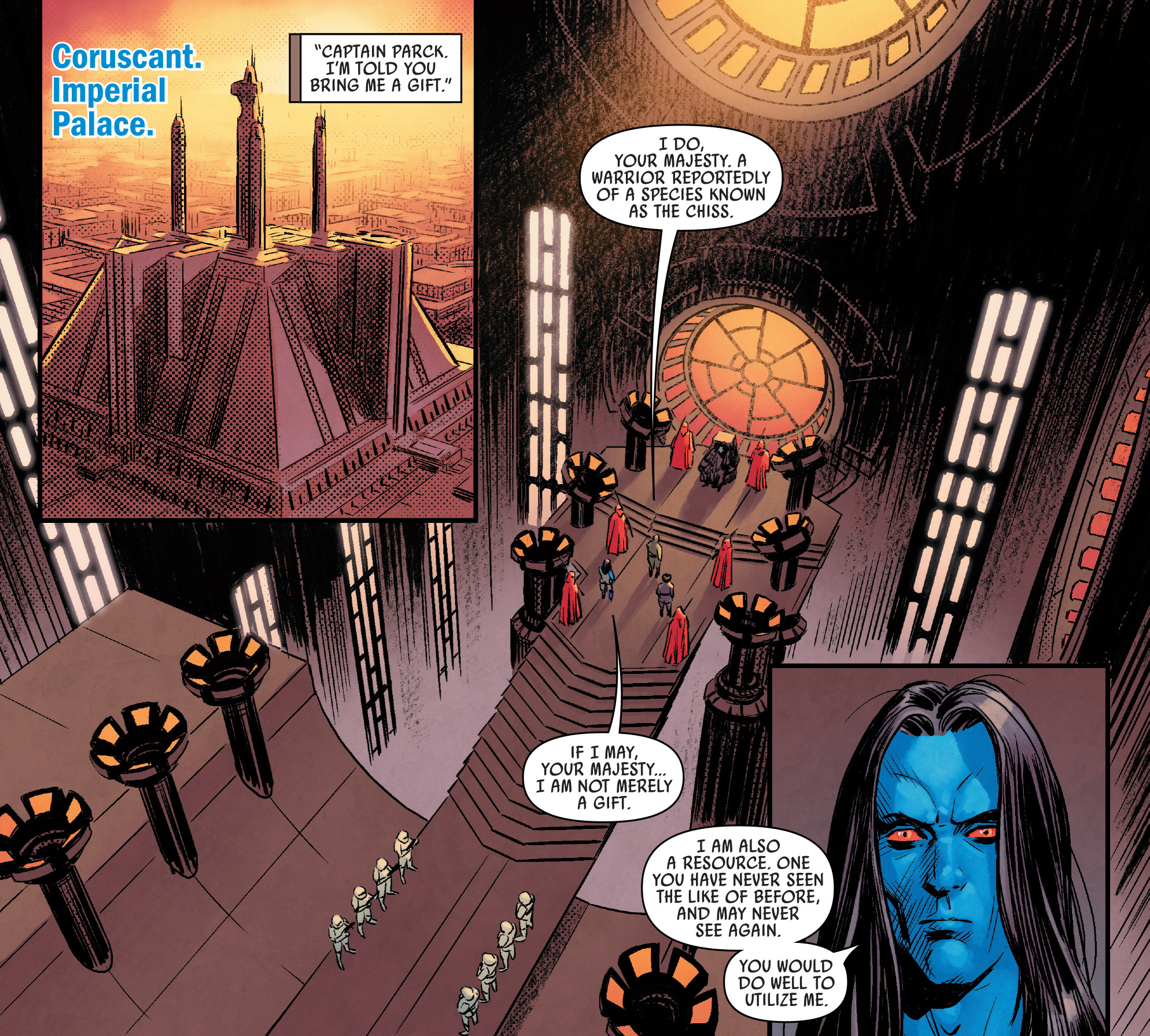 Sidious gained a talented servant in Mitth'raw'nuruodo "Thrawn," a Chiss officer from the Unknown Regions.