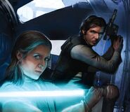 Cover art of Leia and Han Solo