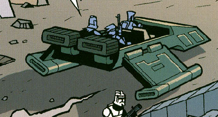 Rayt's speeder appearance in Common Appearance