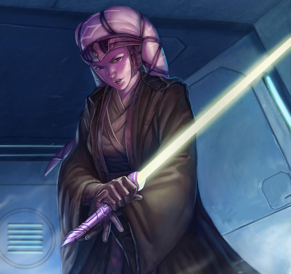 Rachi Sitra promoted to the rank of Jedi Knight