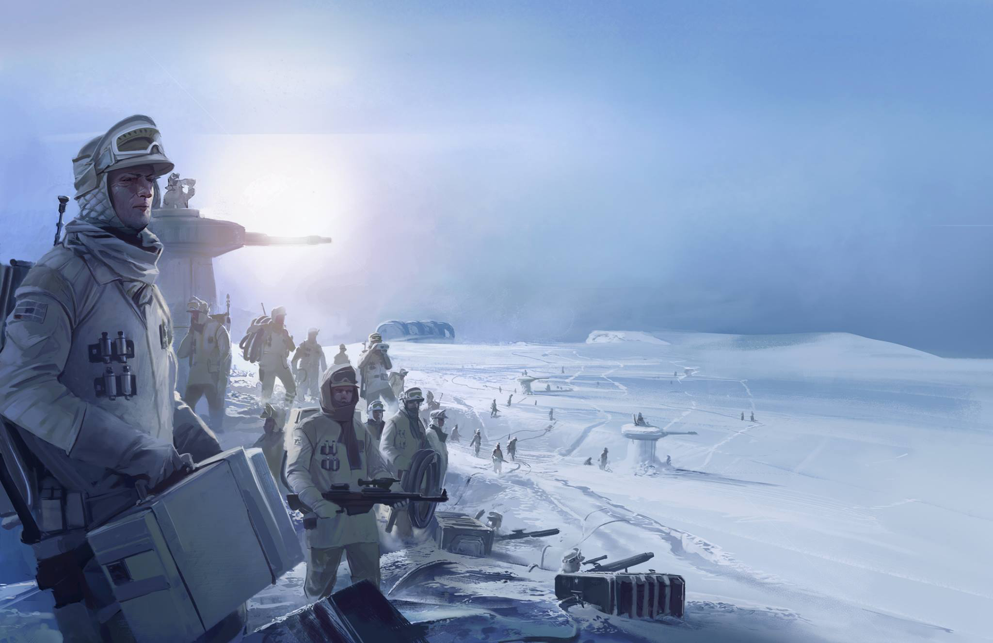 Echo Base LIVE: Battle of Hoth, walks the ice plains 13th April