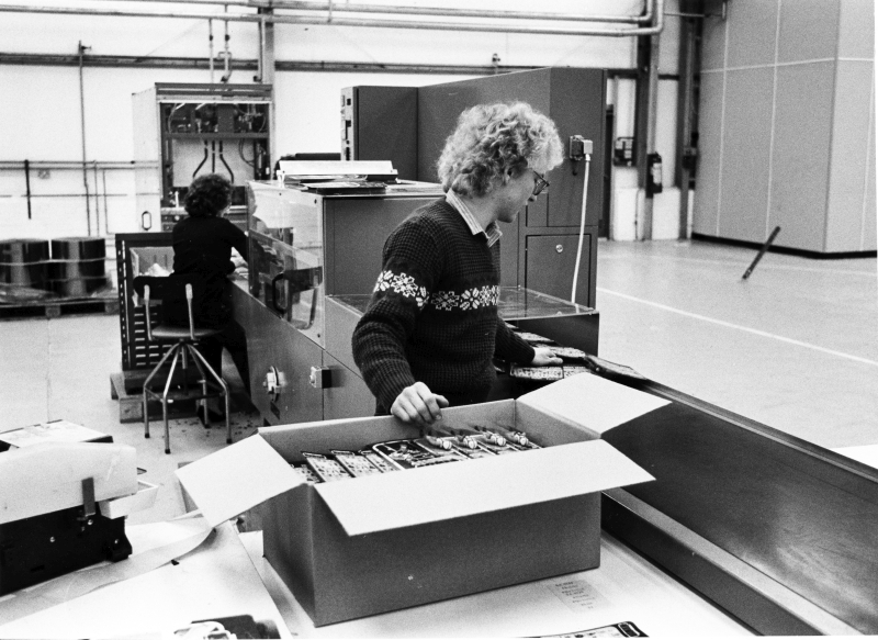 Palitoy's packaging facility in Ashby-de-la-Zouch during the 1970s