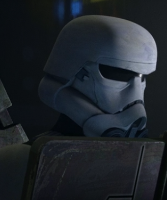 Unidentified TK stormtrooper pilot appearance 