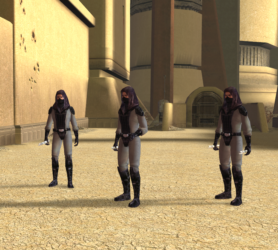 The Dark Jedi attack Revan and his companions.