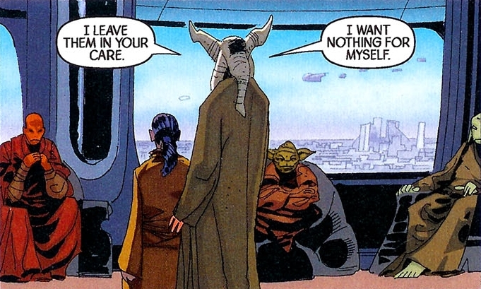 Ty returns the Padawans to the Jedi Order.