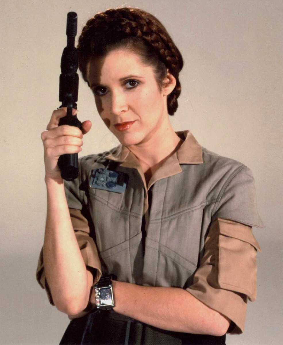 Princess Leia with a Lancer pistol