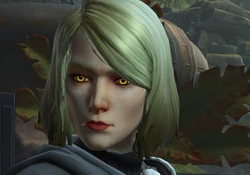 Lana Beniko continued briefing the Commander about new threats to the Alliance.