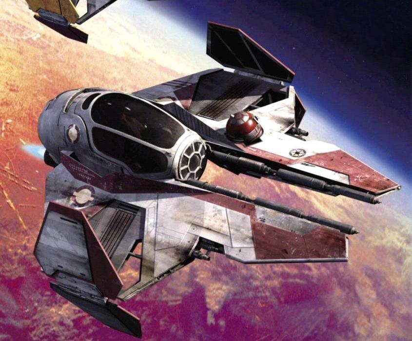 Obi-Wan Kenobi's Eta-2 Actis-class interceptor appearance in Common Appearance