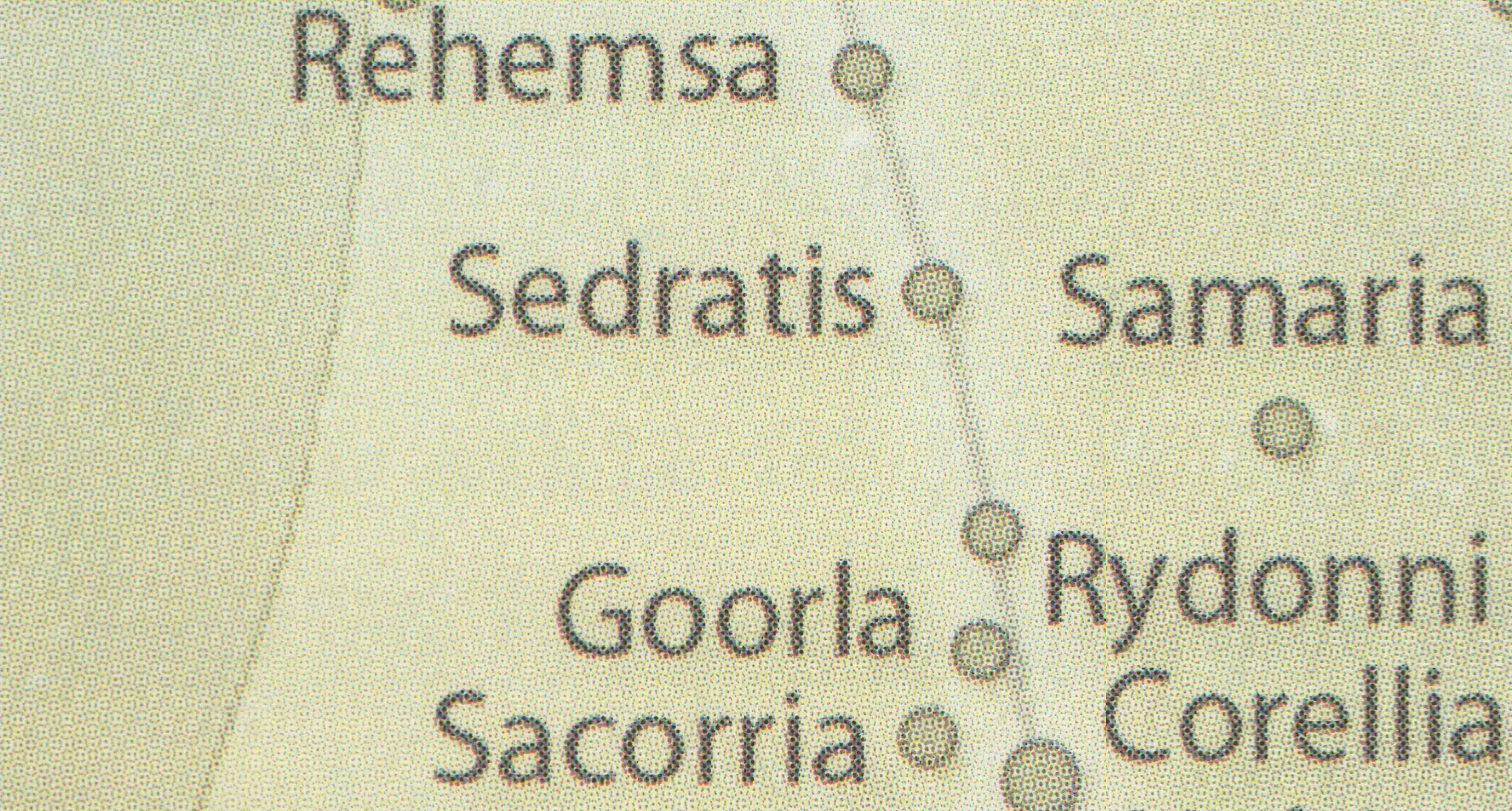 Sedratis system appearance in Common Appearance