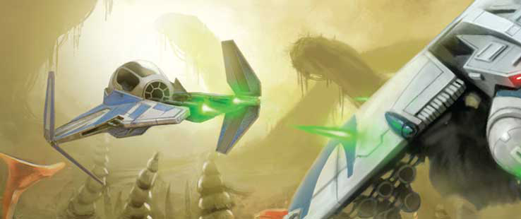 Aayla Secura's Eta-2 Actis-class light interceptor appearance in Common Appearance