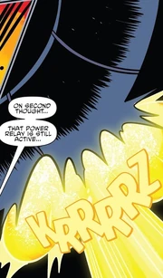 爆発を起こした継電器