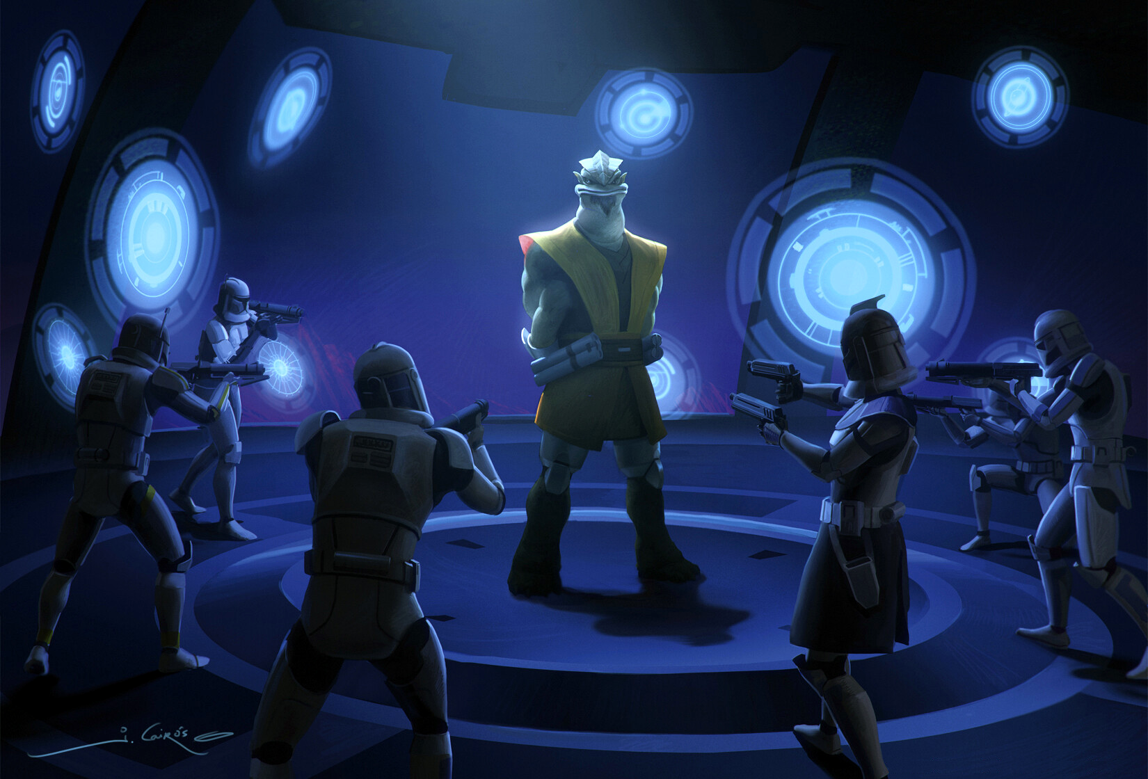 The 501st mutinied against Jedi General Pong Krell during the Battle of Umbara.