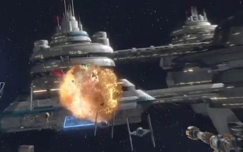 Imperial starships raid the station