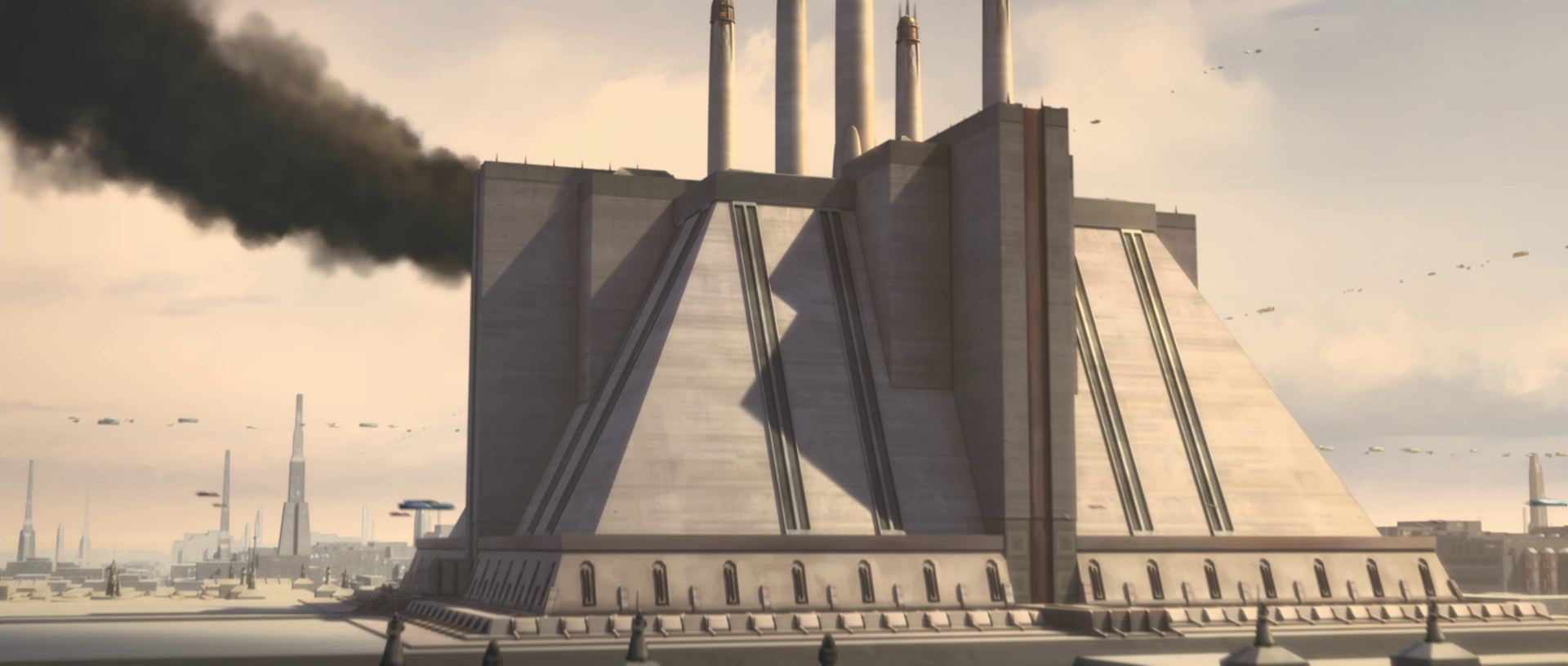 Civilians, clone troopers, and several Jedi were killed by a terrorist bombing in the Temple during the Clone Wars.