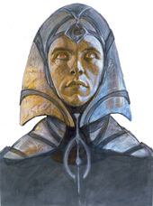 Concept art of Mace Windu used for Rig Nema