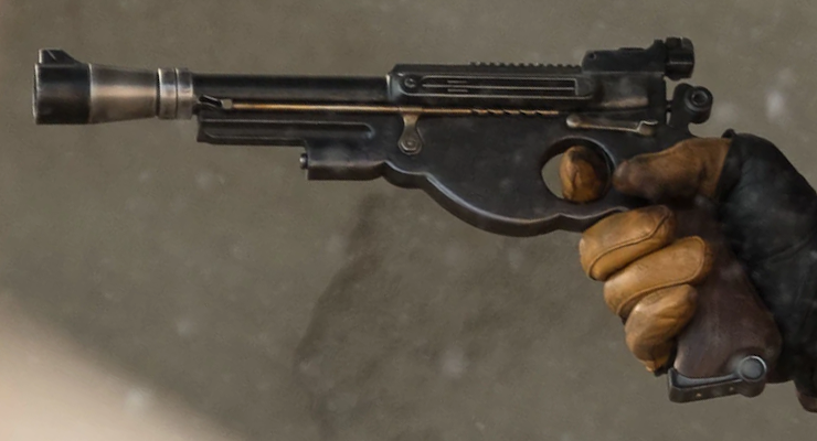 Cassian Andor's blaster, Wookieepedia