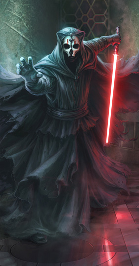 Darth Nihilus, whose existence itself was a wound in the Force that could tear apart entire fleets or drown a world in darkness.