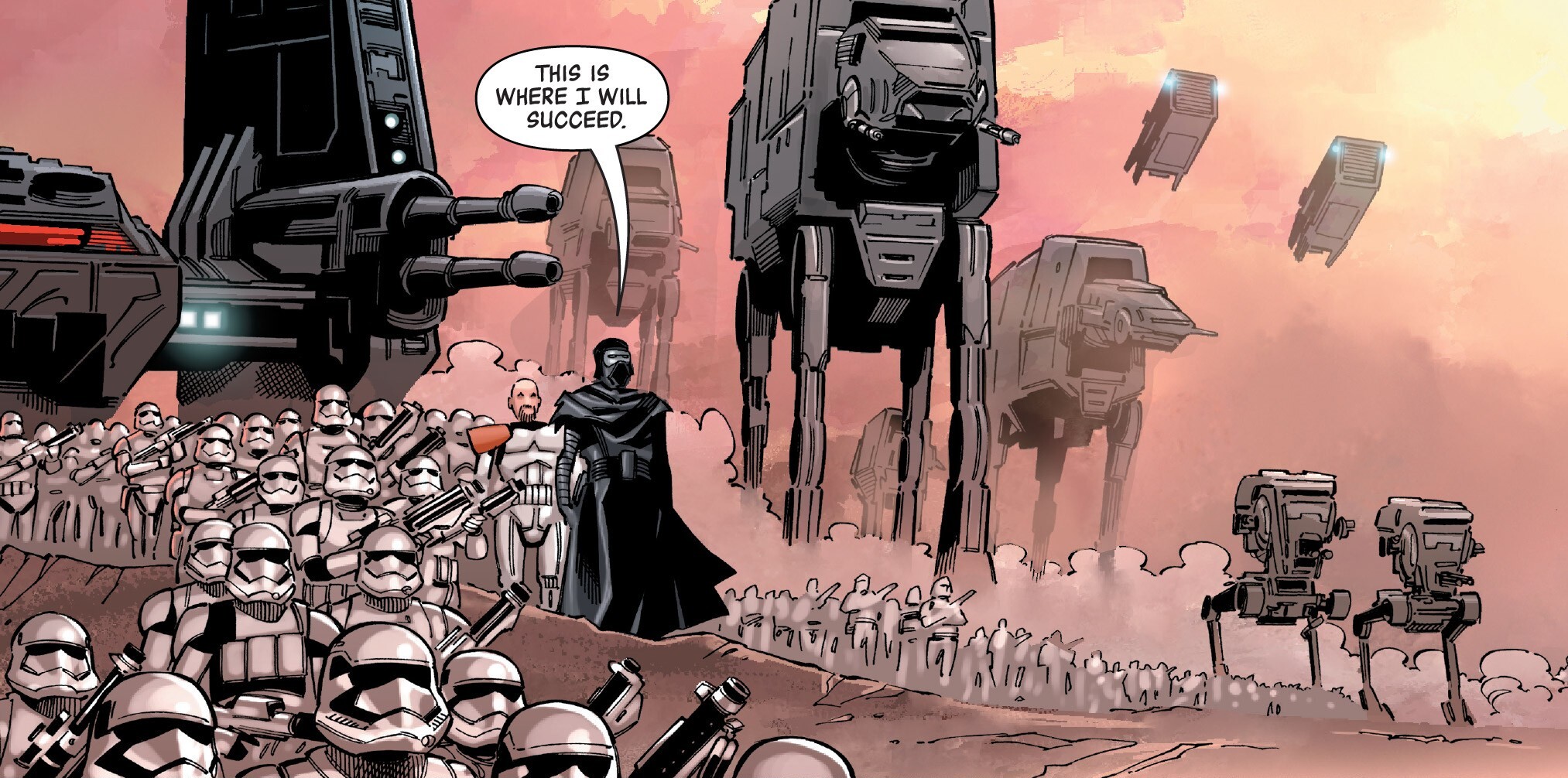 The First Order army was formed in the years following the defeat of its predecessor, the Imperial Army.