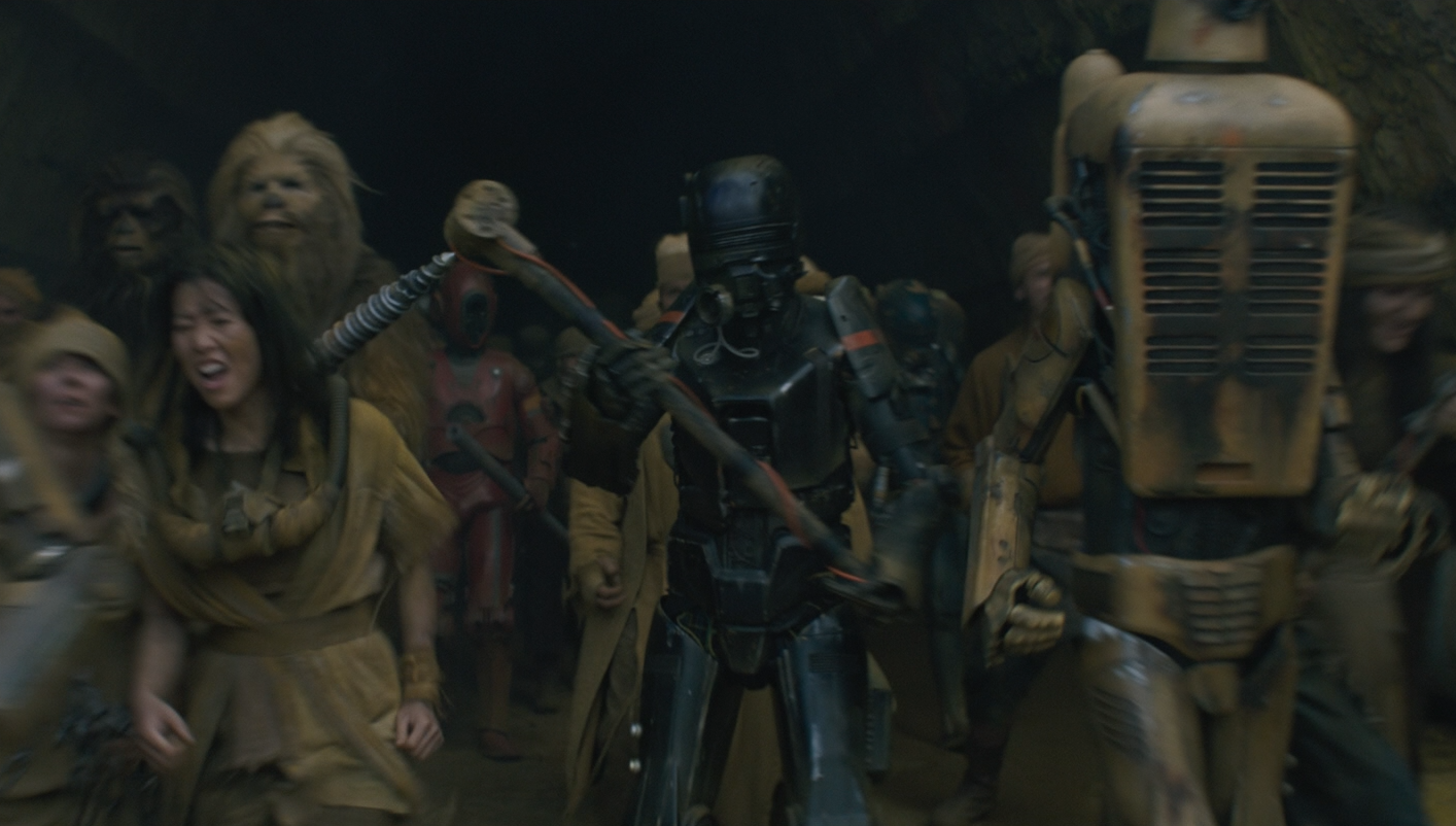 Slaves and droids rebel against the Pyke Syndicate.