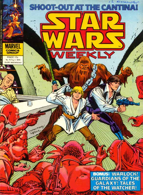 Star Wars Weekly 75 appearance in Common Appearance