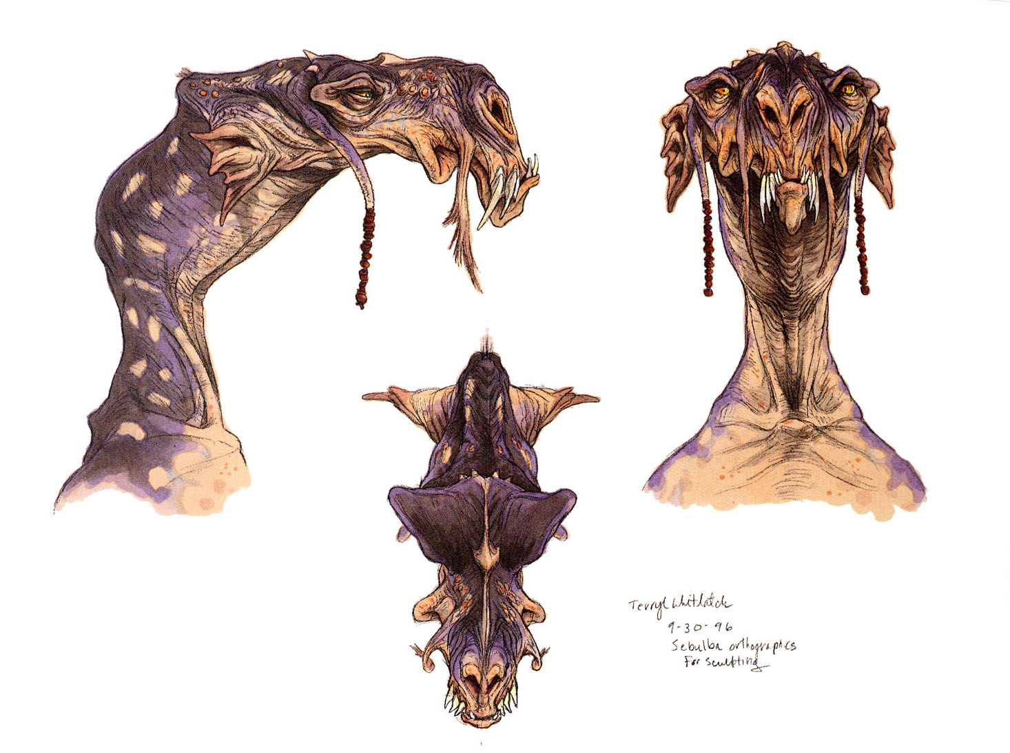 Conceptual art of Sebulba was created by Terryl Whitlatch