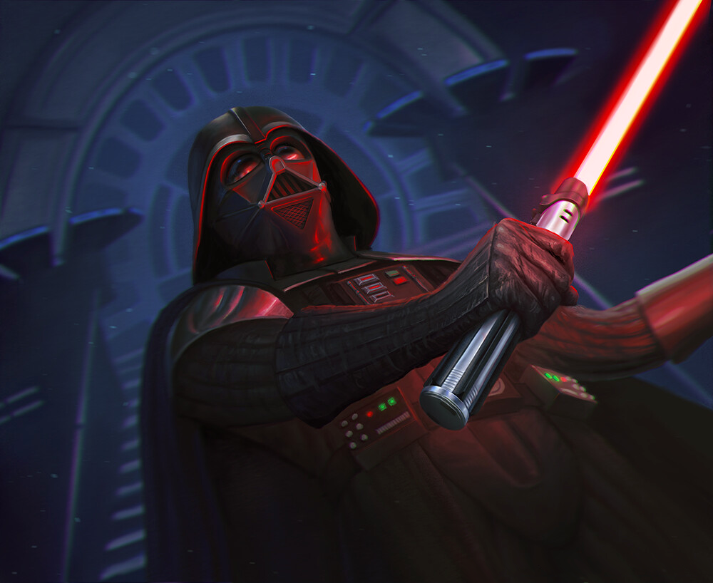 Darth Vader used his lightsaber until his death on the second Death Star.