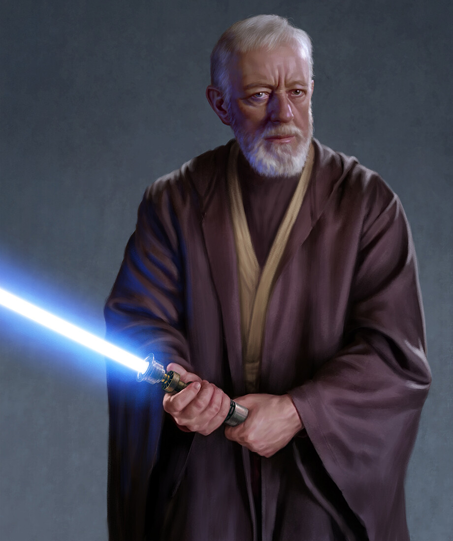 Kenobi used his lightsaber until the time of his death.