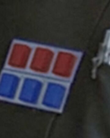 4 Blue tiles Star Wars Imperial Rank Badge