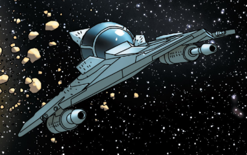 Yoda's Delta-7 Aethersprite-class light interceptor appearance in Common Appearance