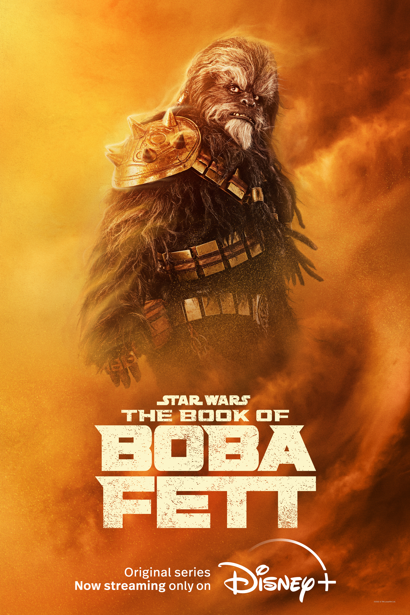 Black Krrsantan's character poster for The Book of Boba Fett (2021)