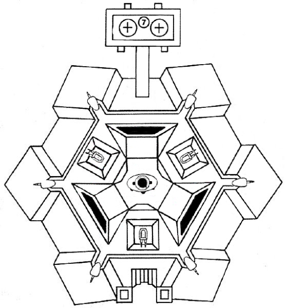 A top view of the Garrison Base