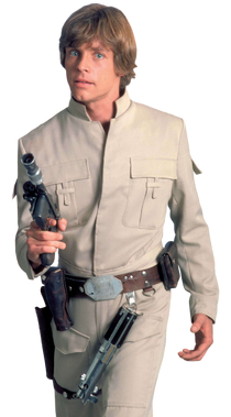 Luke Skywalker, who offered to be Nal Kenuun's podracing pilot.