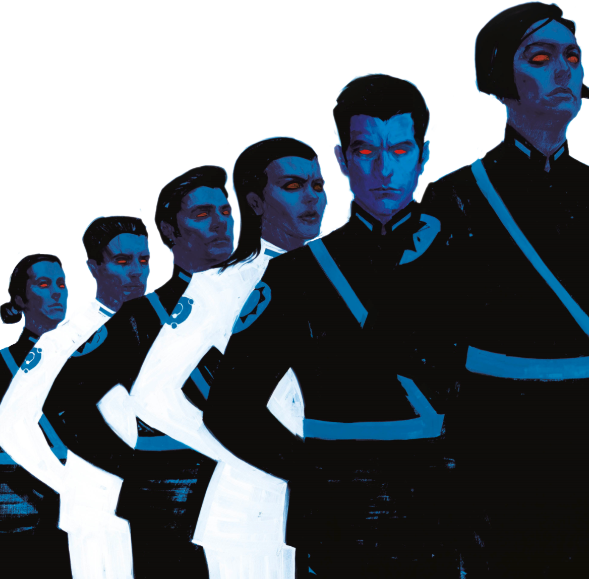 Thrawn was a highly skilled yet controversial officer in the Chiss Expansionary Defense Fleet.