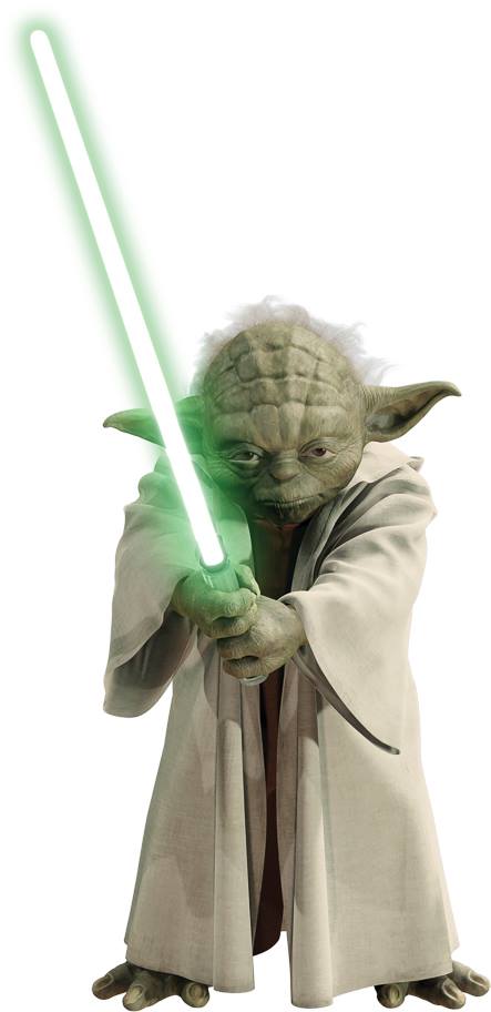 Jedi Master Yoda used a shoto to accommodate his diminutive size.