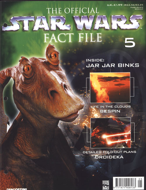 The Official Star Wars Fact File 5 appearance in Common Appearance