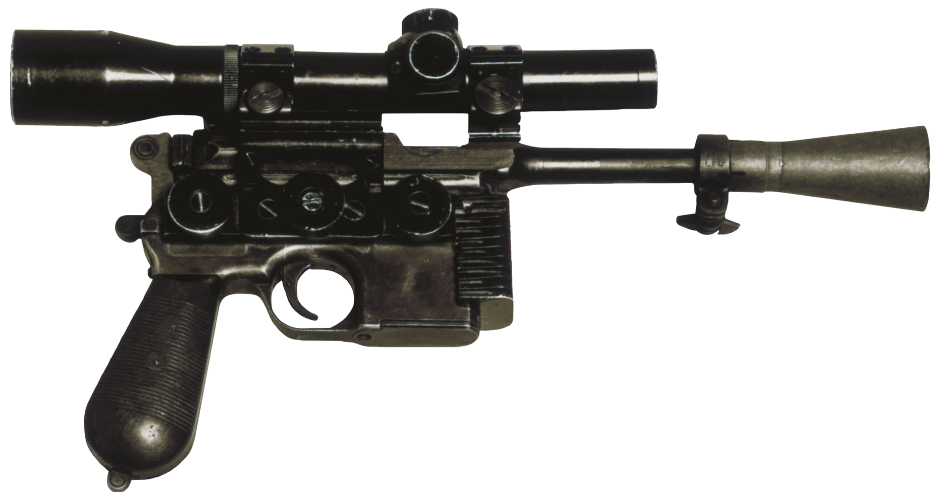 Han's heavy blaster pistol appearance 