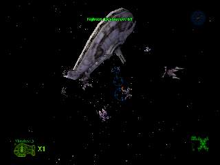 The Outrider engages in a dogfight with several Star Vipers.