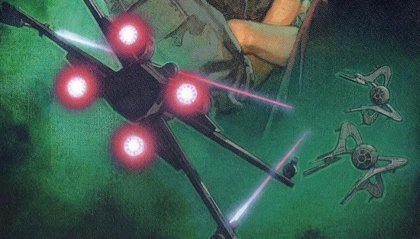 A starfighter battle during the conflict