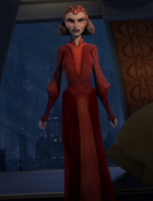 Red Senate dress