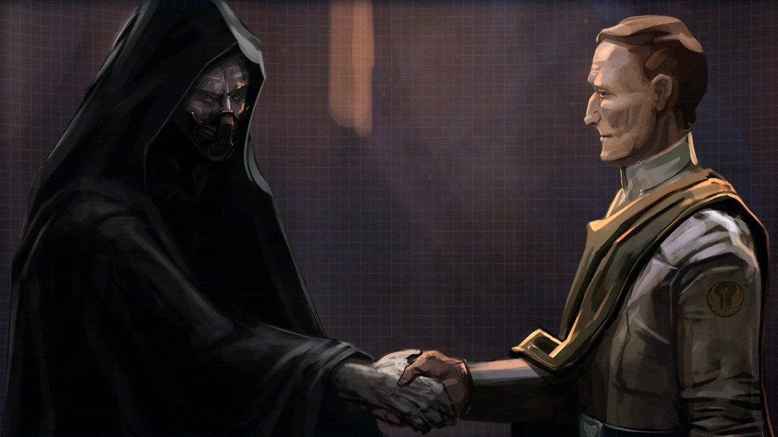 Imperial and Republic diplomats agree to the Treaty of Coruscant