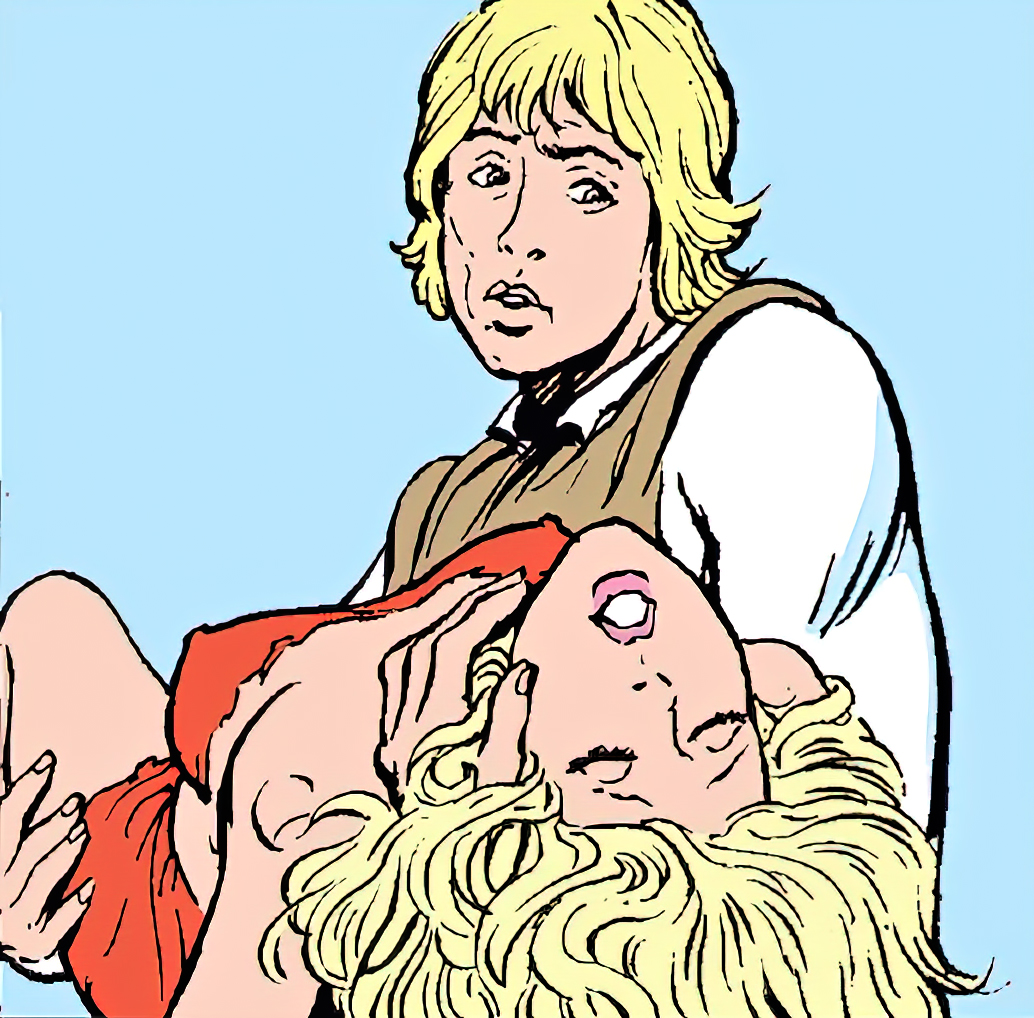 Mary dies in Luke Skywalker's arms.