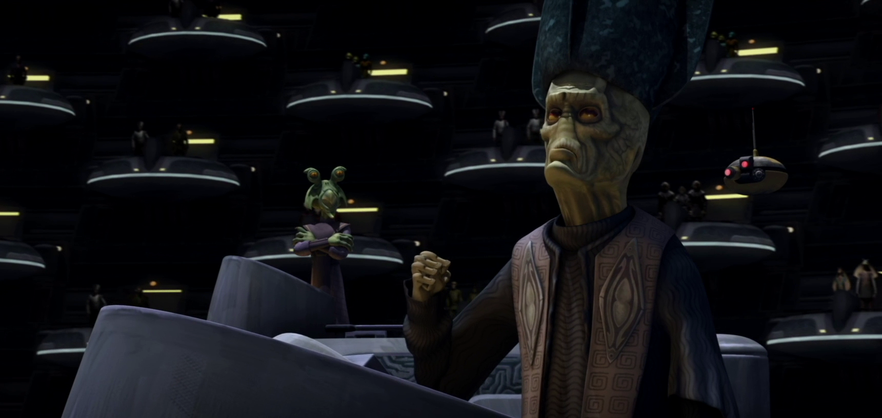 The later years of the Galactic Republic were marked by corruption in its Senate, which was further hurt by corporate interests receiving representation amongst the governing body.